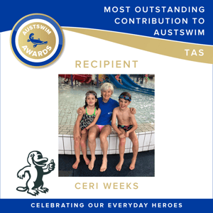 TAS Most Outstanding Contribution to AUSTSWIM