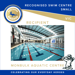 VIC Recognised Swim Centre - Small