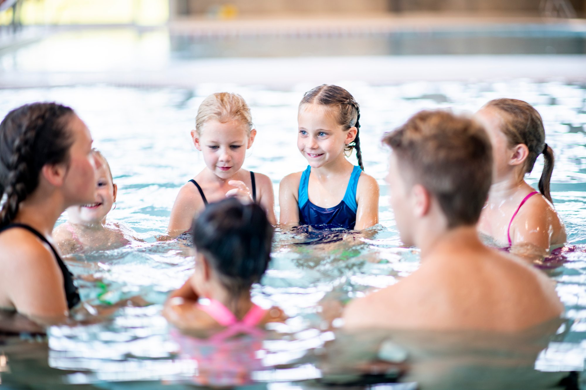 AUSTSWIM training session in Queensland highlighting accredited aquatic education and industry partnerships.