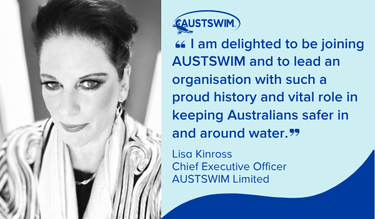 AUSTSWIM welcomes Lisa Kinross as Chief Executive Officer