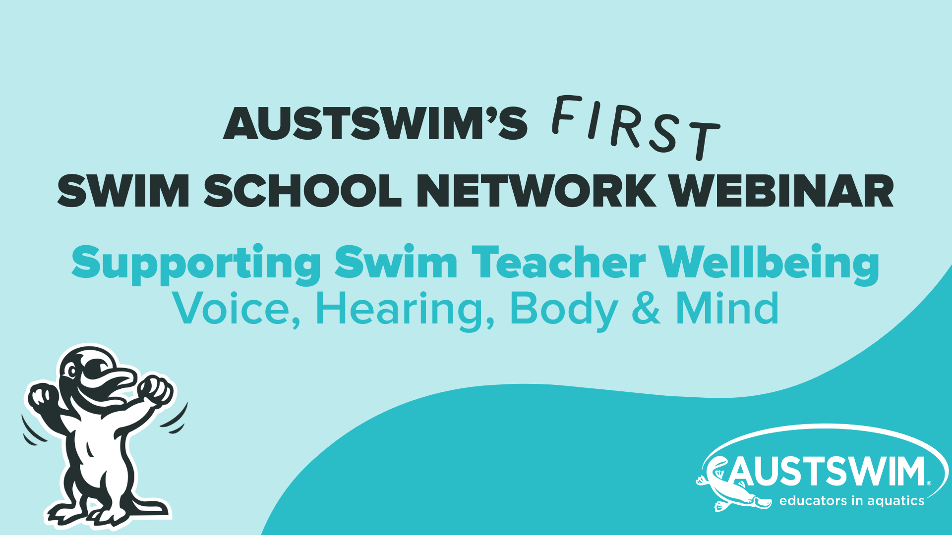 Swim Teacher Wellbeing Matters: practical strategies for voice, hearing, body and mind