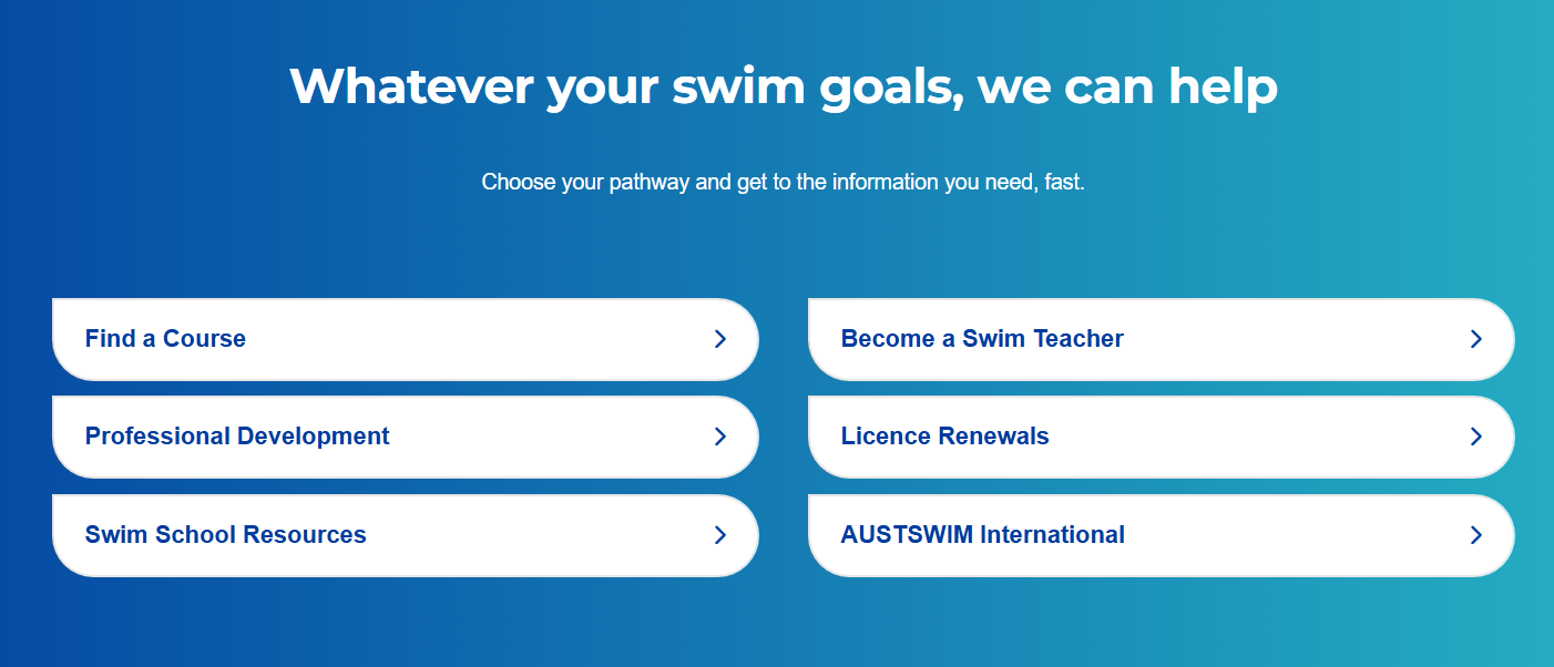 A simpler way to start or grow your journey as a swim teacher